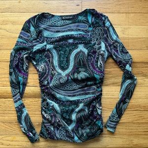 Micro mesh Paisley Top